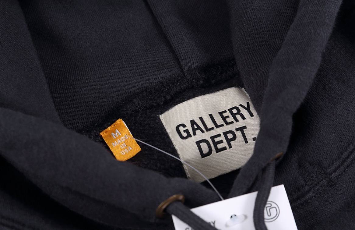 Gallery dept. Hoodie Black Grey