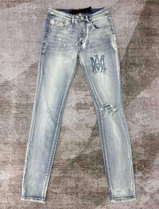 Am*** Jeans Ripped Logo