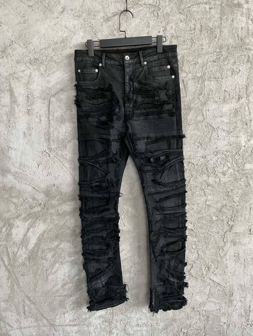 Ri** Ow**s Jeans Destroyed Black
