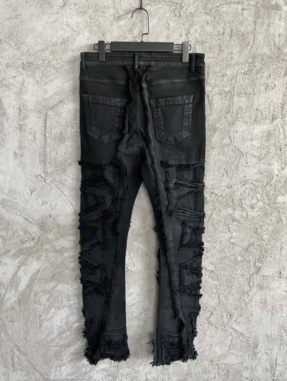 Ri** Ow**s Jeans Destroyed Black