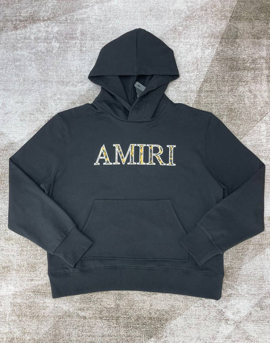 Am*** Hoodie Black/Blue