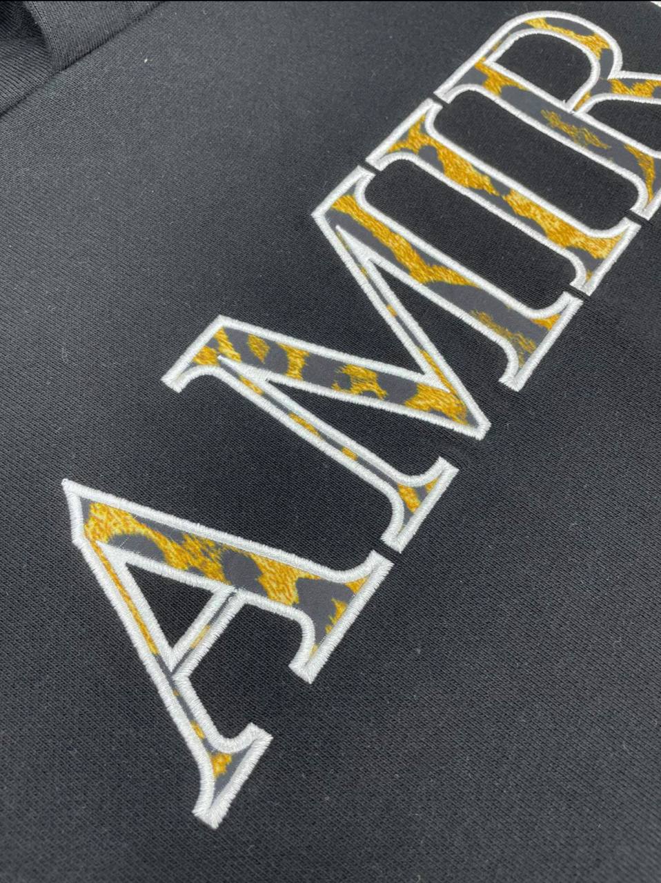 Am*** Hoodie Black/Blue