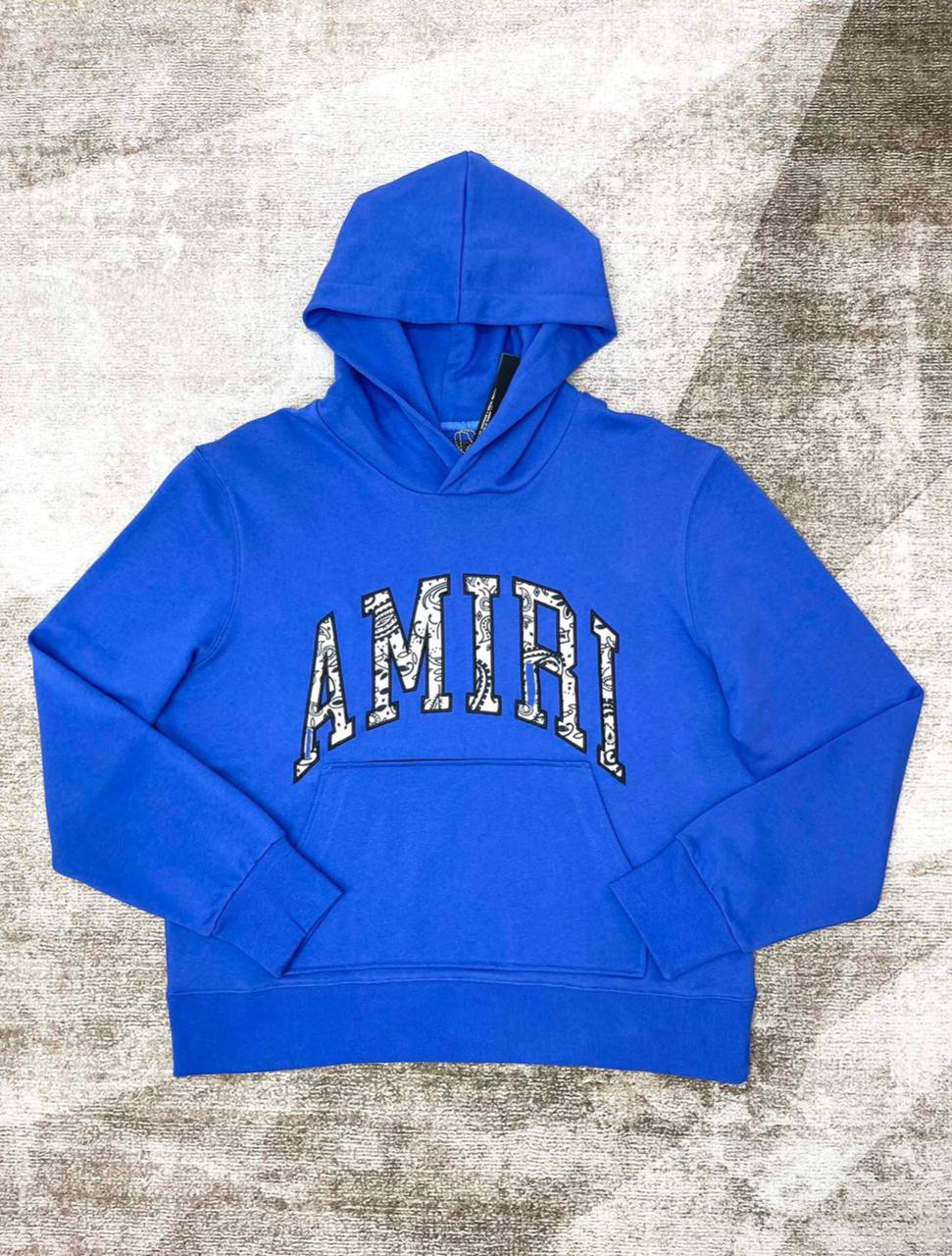 Am*** Hoodie Black/Blue