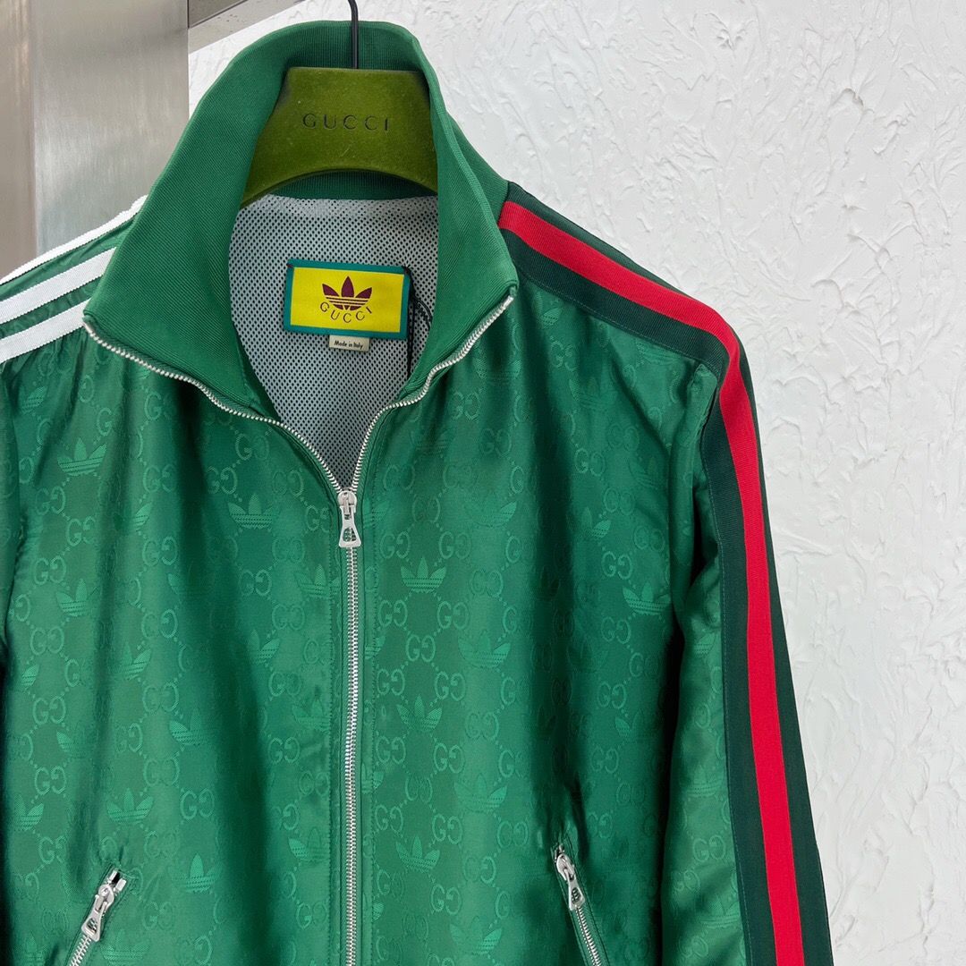 Gu**i x Adi*** Track jacket