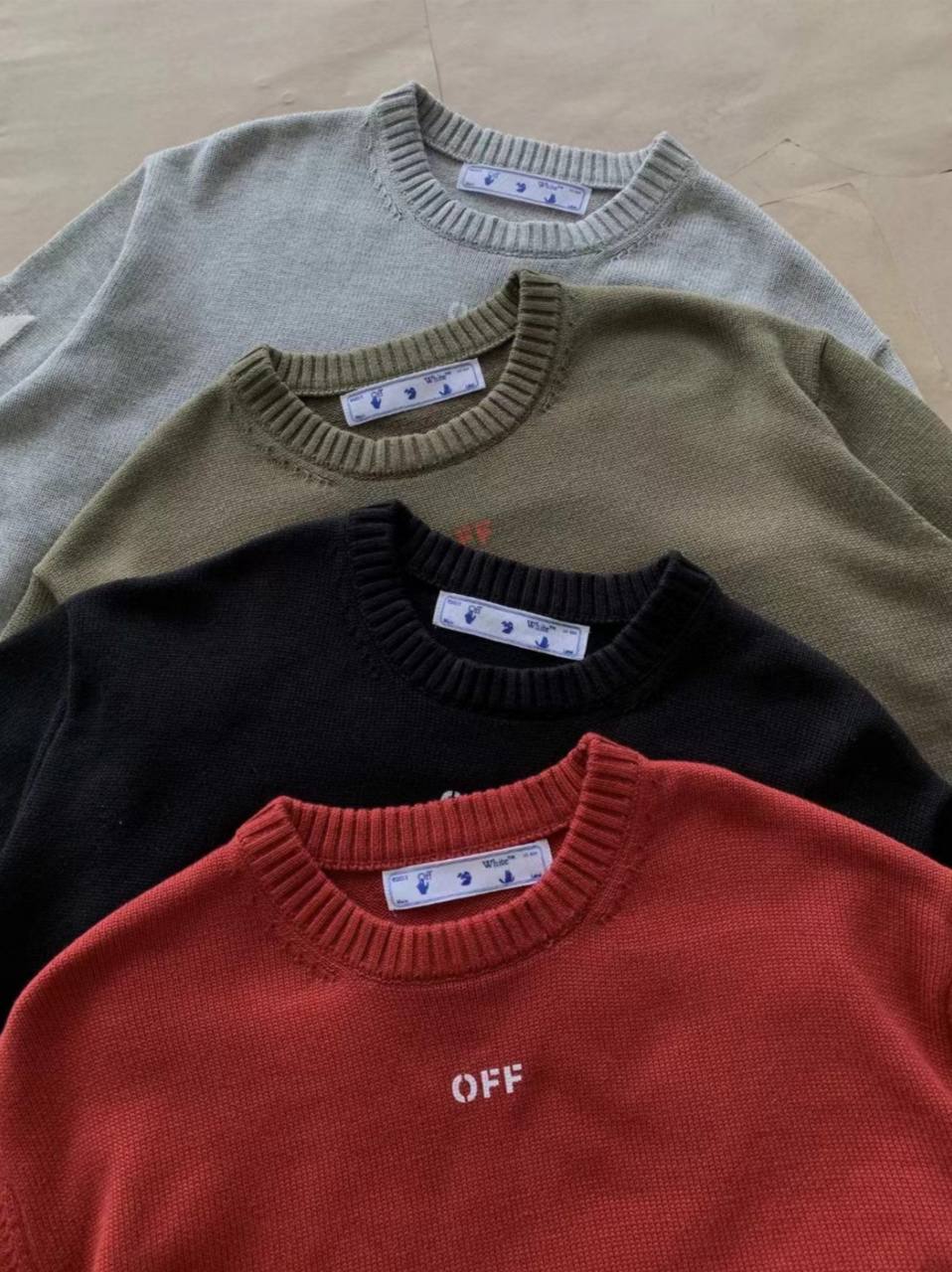 Off-**** sweater